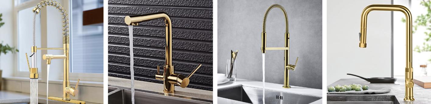 Gold Finish Faucets